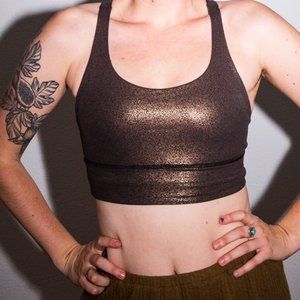 Lululemon Metallic Sports Bra
